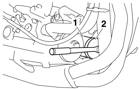 YAMAHA YZF-R1 - Changement de l'huile moteur (avec ou sans remplacement de la cartouche du filtre à huile) - 2