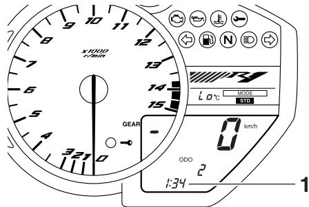 YAMAHA YZF-R1 - Montre et chronomètre - 1