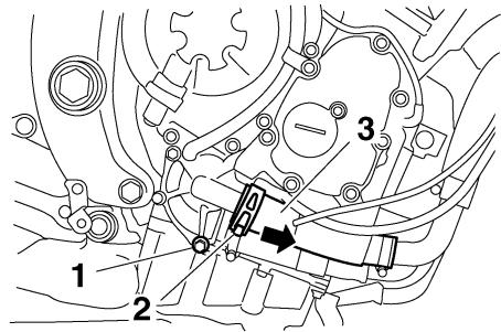 YAMAHA YZF-R6-2009 - Changement du liquide de refroidissement - 2