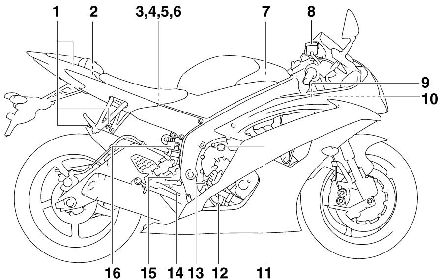 YAMAHA YZF-R6-2009 - Vuederoite - 1
