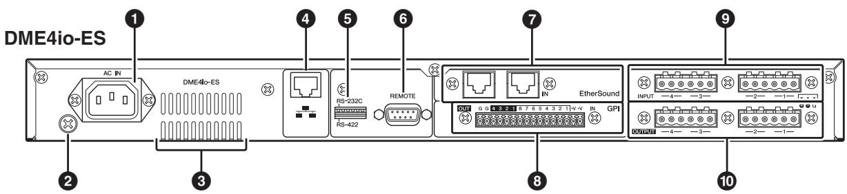 YAMAHA DME8I-ES - Panneau arrête - 3