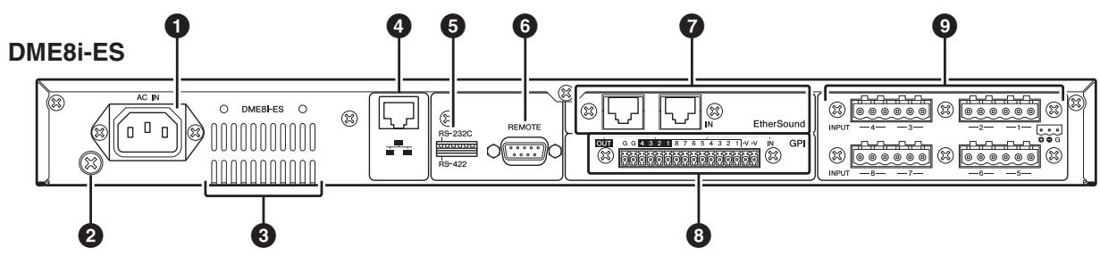 YAMAHA DME8I-ES - Panneau arrête - 1