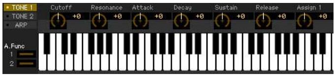 YAMAHA MOTIF XF7 EDITOR - 5-4 Modifiez les paramètres de voix selon vos besoin. - 2