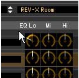 YAMAHA MOTIF XF7 EDITOR - Knob Guide (Guide des boutons) - 2