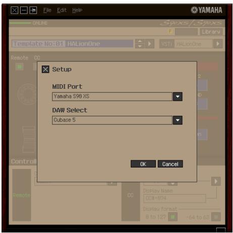 YAMAHA S70 XS REMOTE EDITOR - Lancez S90 XS/S70 XS Remote Editor en sélectionnant [Démarrer] → Tous les programmes → [Yamaha S90 XS _ S70 XS Remote Editor] → [Yamaha S90 XS _ S70 XS Remote Editor]. - 3