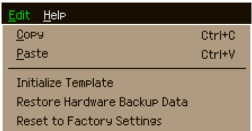 YAMAHA S70 XS REMOTE EDITOR - Menu [Edit] - 1