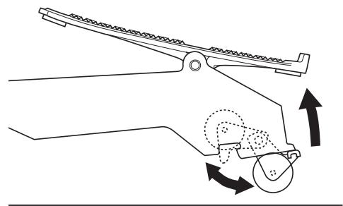 YAMAHA TP-7000 - Utilisation de la troisième roue (Sériés TP-70xx) - 1