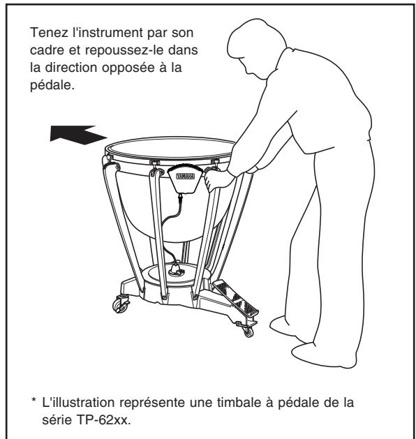 YAMAHA TP-7000 - Déplacement et installation de votre timbale - 1