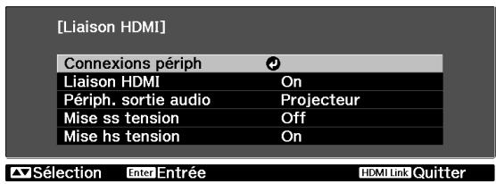 EPSON EH-TW5910 - Paramètres de liaison HDMI - 1