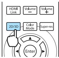 EPSON EH-TW5910 - Appuyez sur le bouton 2d/3d - 1