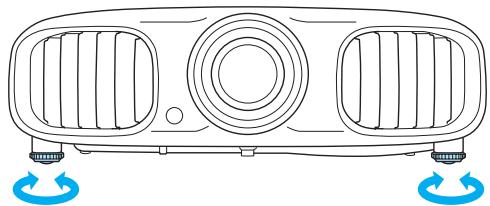 EPSON EH-TW5910 - Réglage de l'inclinaison du projecteur - 1