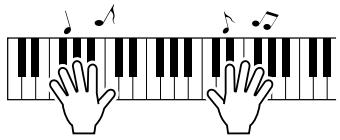 YAMAHA YPT-320 - Jouez au clavier. - 1