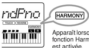 YAMAHA YPT-320 - Application de la fonction harmony - 2