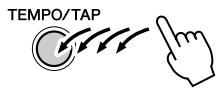YAMAHA YPT-320 - Démarrage par tapotement - 1