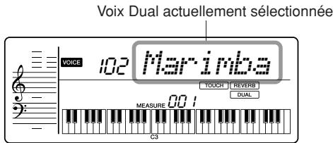 YAMAHA YPT-320 - Sélection d'une voix dual - 1