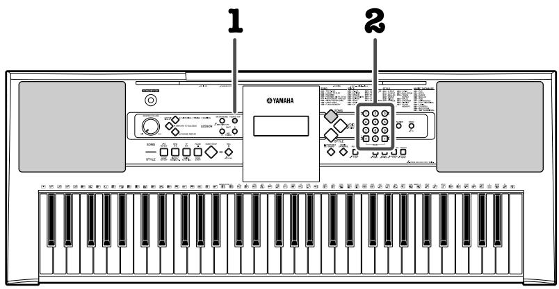 YAMAHA YPT-320 - Entraînement - 1