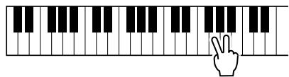 YAMAHA YPT-320 - Application de la fonction harmony - 5