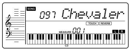 YAMAHA YPT-320 - Sélectionnez le morceau souhaité pour votre lecteur. - 5