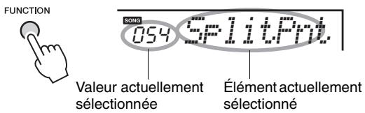 YAMAHA EZ-220 - Exécution de réglages détaillés - 1