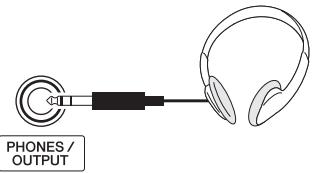 YAMAHA EZ-220 - Raccordement d'un casque et d'un équipement audio externe - 1