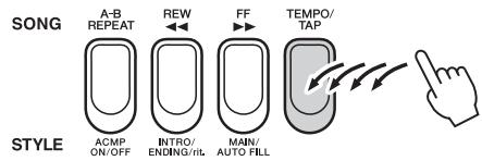 YAMAHA EZ-220 - Tap start (démarrage par tapotement) - 1