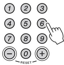 YAMAHA EZ-220 - Sélectionnez le type de réverbération souhaité à l'aide des touches numériques [0]–[9] et des touches [+] ou [-]. - 1