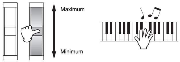 YAMAHA MX49 - Molette de modulation - 1