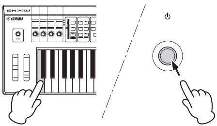 YAMAHA MX49 - Fonction de mise hors tension automatique - 1