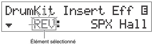 YAMAHA MX49 - Déplacement du curseur - 2