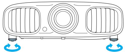 EPSON EH-TW6100 - Réglage de l'inclinaison du projecteur - 1