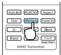 EPSON EH-TW6100 - Enregistrement d'une mémoire - 1
