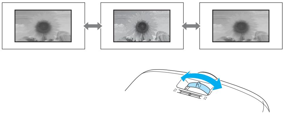 EPSON EH-TW6100 - Réglage de la mise au point - 1