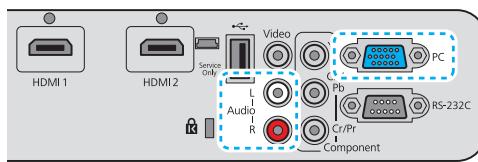 EPSON EH-TW6100 - Connexion à un ordinateur - 1