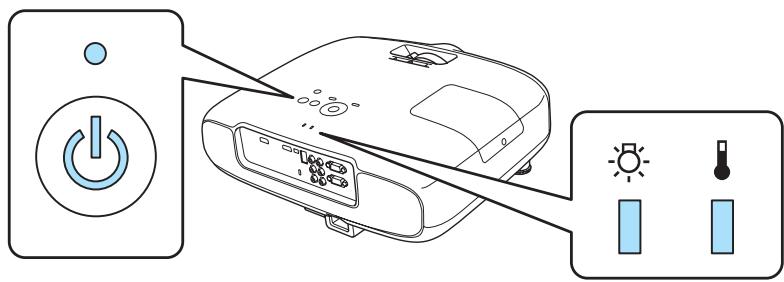 EPSON EH-TW6100 - Lecture des témoins - 1