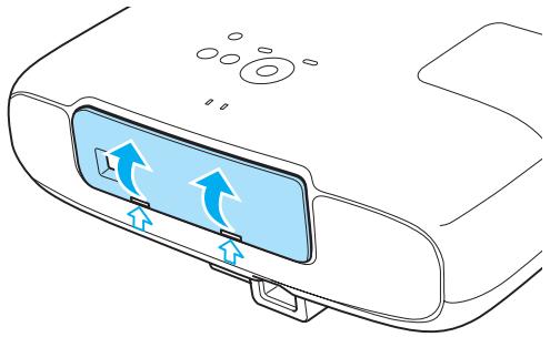 EPSON EH-TW6100 - Retrait du cache d'interface - 1