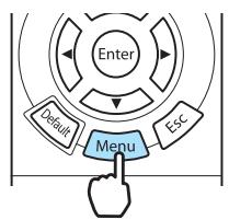 EPSON EH-TW6100 - Appuyez sur le bouton Menu - 1