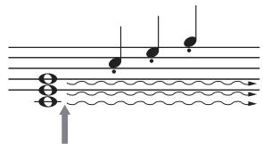YAMAHA CVP-609/605 - Pédale de soutenuto (centre) - 1