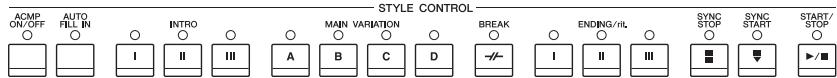 YAMAHA CVP-609/605 - Titre corrigé : Touches Style Control - 1