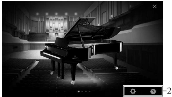 YAMAHA CVP-609/605 - Création de la configuration souhaitée dans l'écran Piano Room - 1