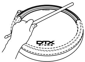 YAMAHA DTX900M - Rim shot fermé - 1