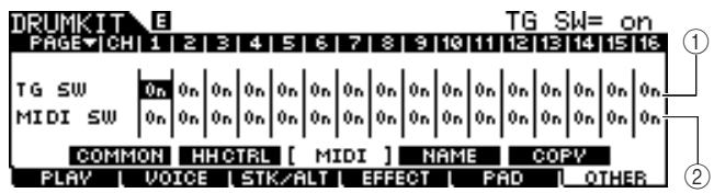 YAMAHA DTX900M - ③ MIDI Type (Type MIDI) - 1