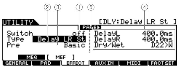 YAMAHA DTX900M - Réglages de Master Effect (Effet principal) - 1