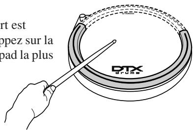 YAMAHA DTX900M - Rim shot ouvert - 1