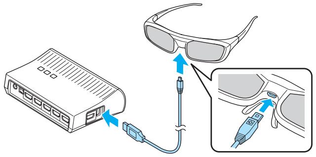 EPSON EH-TW6100W - Chargement à l'aide de l'émetteur WirelessHD - 1