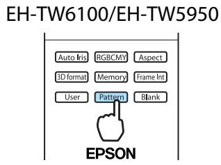 EPSON EH-TW6100W - Affichage de la mire de test - 2