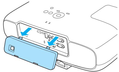 EPSON EH-TW6100W - Retrait du cache d'interface - 2