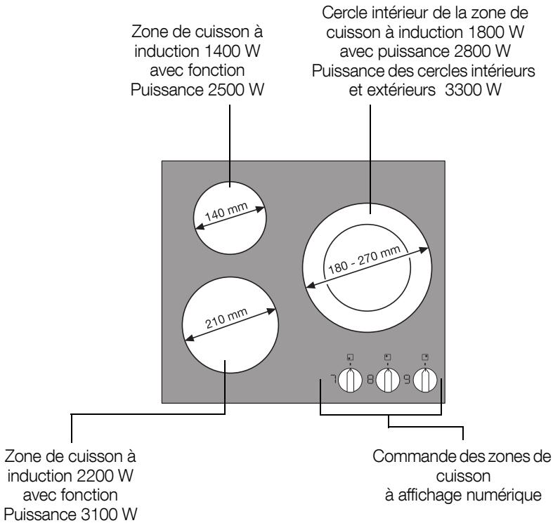 ARTHUR MARTIN AHD60110OW 64T - Equipement du plan de cuisson - 1