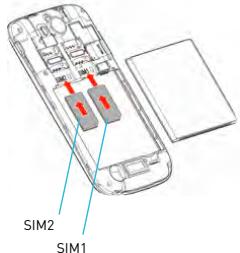 WIKO CINK PEAX 2 - ~ Installation de la batterie - 1