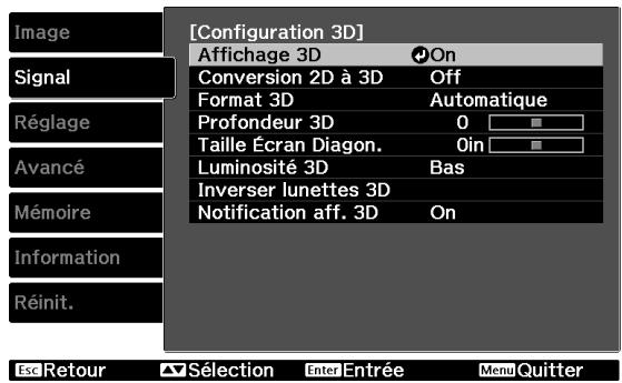 EPSON EH-TW9100 - Appuyez sur le bouton menu - 2