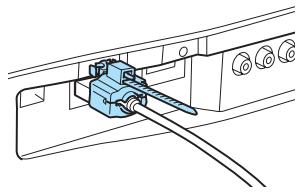 EPSON EH-TW9100 - Fixation d'un serre-fils HDMI - 1